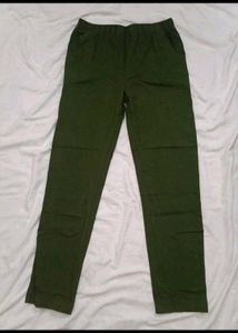 Olive Green Casual leggings💐