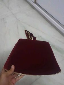 Embroidered Velvet Potli