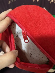 Cute Strawberry Pouch Bag