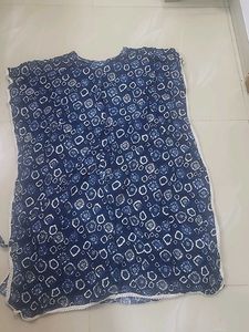 Blue Printed Kurta