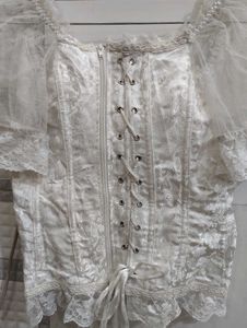 White Corset Top