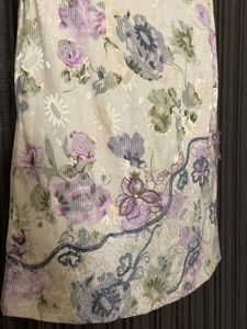 Elegant Floral Print Cheongsam Dress