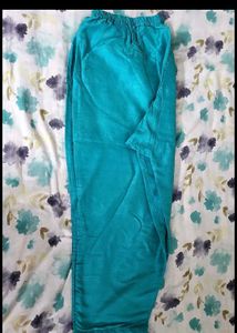 Teal Brocade Kurta