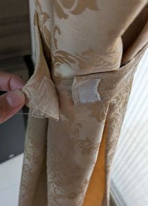 Cream Curtains. Set Of 2