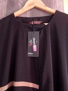 Branded XXL KOREAN NIDA Black Abaya