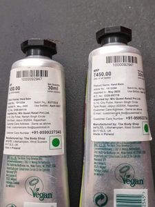 The body shop avocado hand cream combo