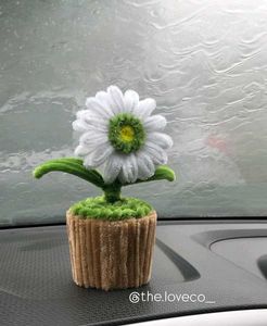 Handmade pipecleaner Flower Pots