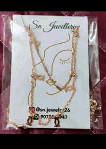 Rose Gold Double Chain Necklace