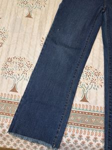 Women's Dark Wash Wide Leg Jeans