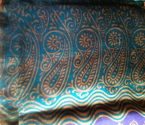💜Bangalore Printed Crepe Silk Saree 💜