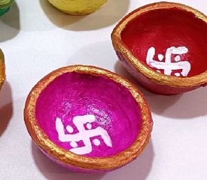 Handmade Earthen Clay Mitti Diye (Set of 6)