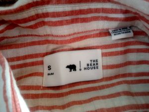 Men's Striped Button-Down Shirt