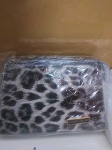 Leopard Print Clutch Bag