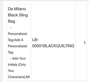 Original Da Milano leather Black Quilted Handbag
