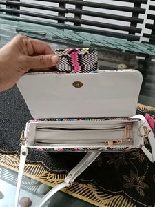 Chic Snake Print Crossbody Bag