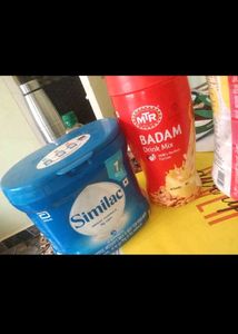 empty Similac, MTR, Sparsh Drink Mix Bundle