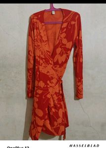 Vibrant Floral Print Dress with Matching Cardigan