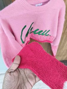 Pink 'Chew' Sweater