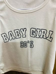 Baby Girl 90's Crop Tank Top