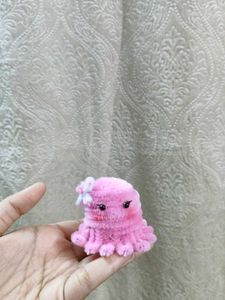 Adorable Pink Octopus Plush Toy