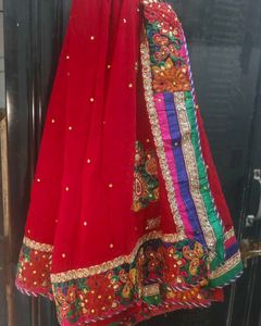 red saree 😍