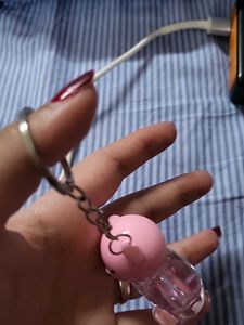 🧸🎀 Cute Pink Teddy Bear Keychain 💗