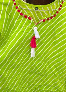 Striped Green Kurta