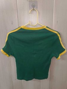 Green Brasil Rio de Janeiro Crop Tee