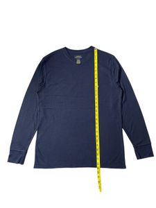 Navy Blue Polo Long Sleeve T-Shirt
