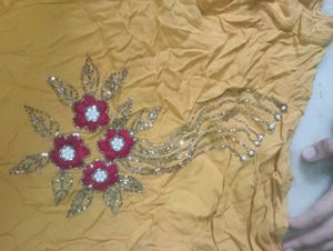 Embroidered Yellow frock