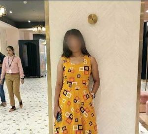 Yellow mini dress