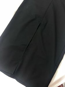 Classic Black Midi Skirt