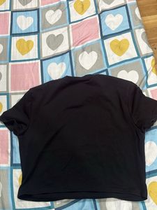 Black Graphic Print T-Shirt