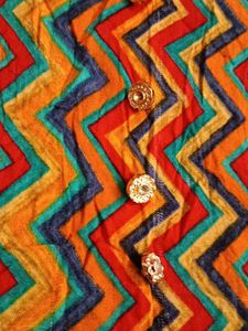 Vibrant Zigzag Print Sharara
