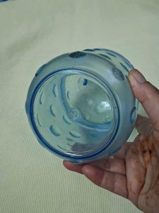 Cute Blue Polka Dot airtight Jar