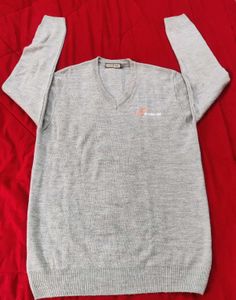 Men's V-Neck Knit Sweater