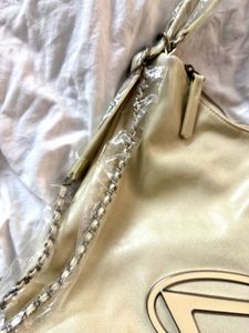 Stylish Cream Hobo Bag