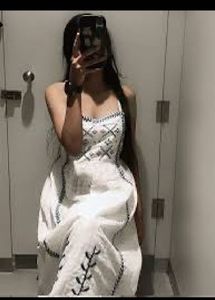 White Embroidered Maxi Dress