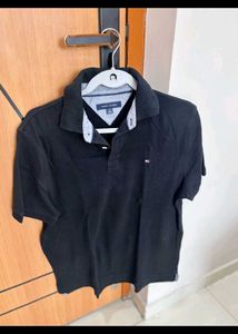 Tommy Hilfiger Black Polo Tshirt