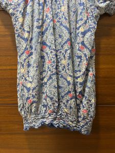Bohemian Floral Print Top