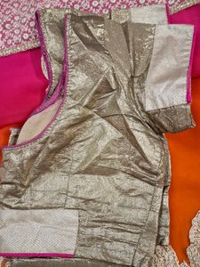 Double Shaded Saree With Blouse