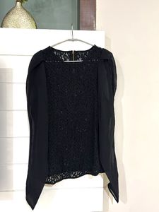Elegant Black Lace Top