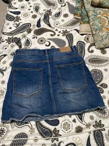Denim Mini Skirt