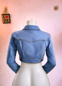 H&amp;M Icy Blue Denim Jacket
