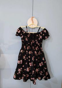 Naughty Ninos Black Dress For 7 To 8 Year Girl