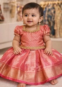Adorable Pink Ethnic Dress