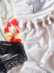 Floral h&amp;m soft strachible cool summer Pajama Set