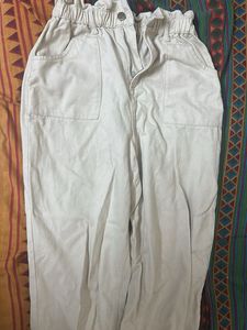 cream jeans