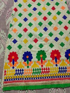 Vibrant Kurta Set with Dupatta