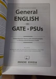 Made Easy General English for GATE, PSUs,SSC,Bank
